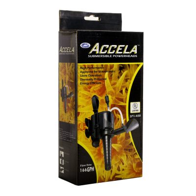 JBJ Aquarium Accela Submersible Powerheads Aquarium Pump, 166 GPH
