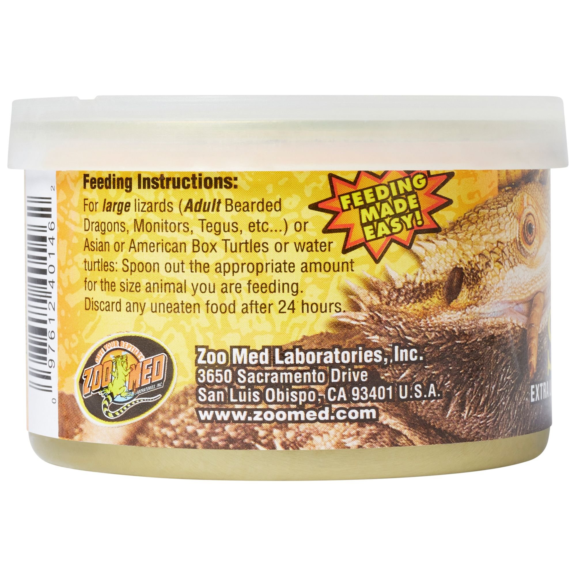 Zoo Med Can O' Superworms Extra Large Mealworms Reptile Food, 1.2-oz can