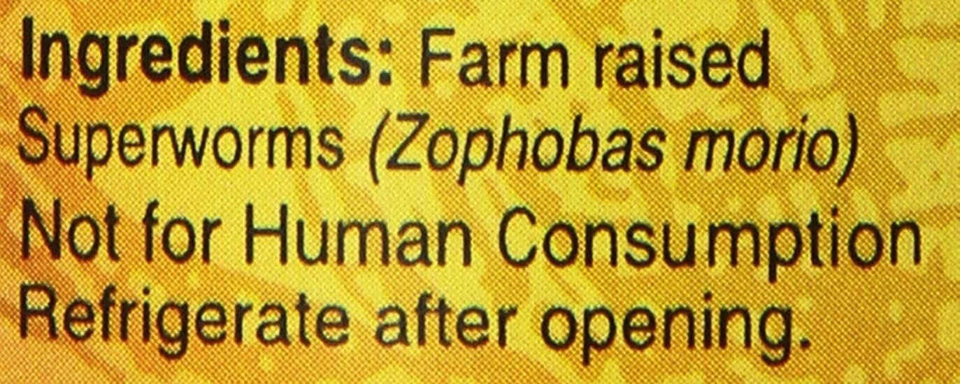 Zoo Med Can O' Superworms Extra Large Mealworms Reptile Food, 1.2-oz can