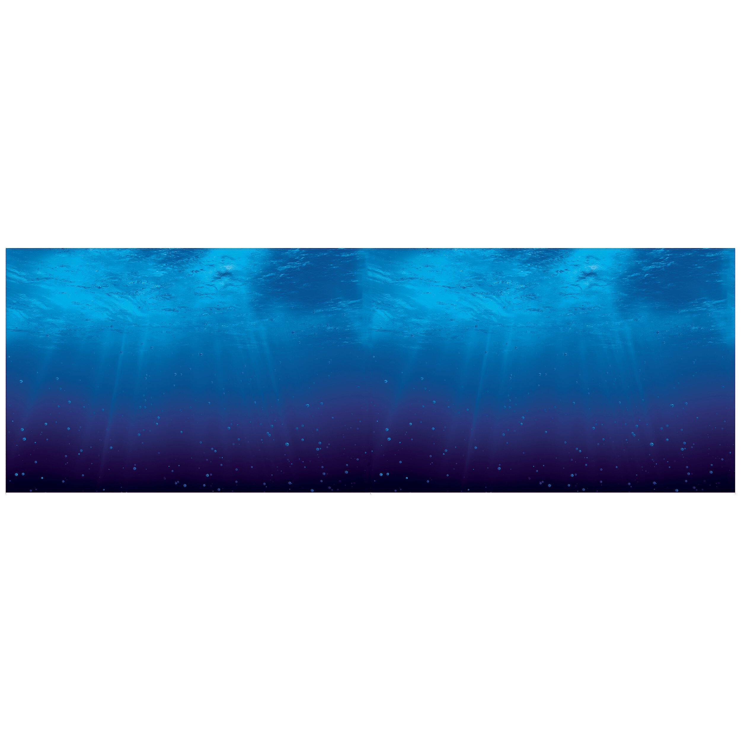 Vepotek Double-Sided Fish Aquarium Background, Deep Sea & Water Plants, Large