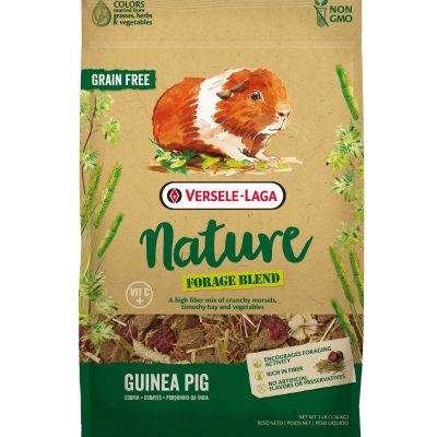 Versele-Laga Nature Forage Blend Grain-Free Plus Vitamin C Guinea Pig Food, 3-lb bag