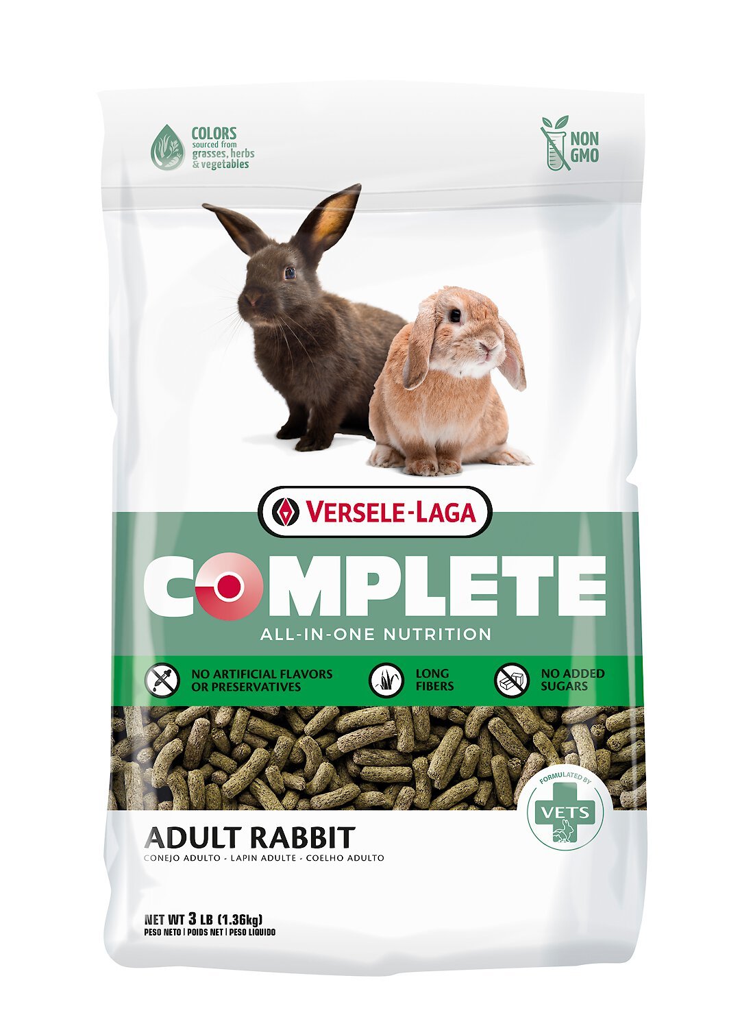 Versele-Laga Complete All-In-One Nutrition Adult Rabbit Food, 3-lb bag