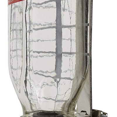 Lixit Deluxe Glass Animal Medium Tube Bird Cage Water Bottle, 16-oz