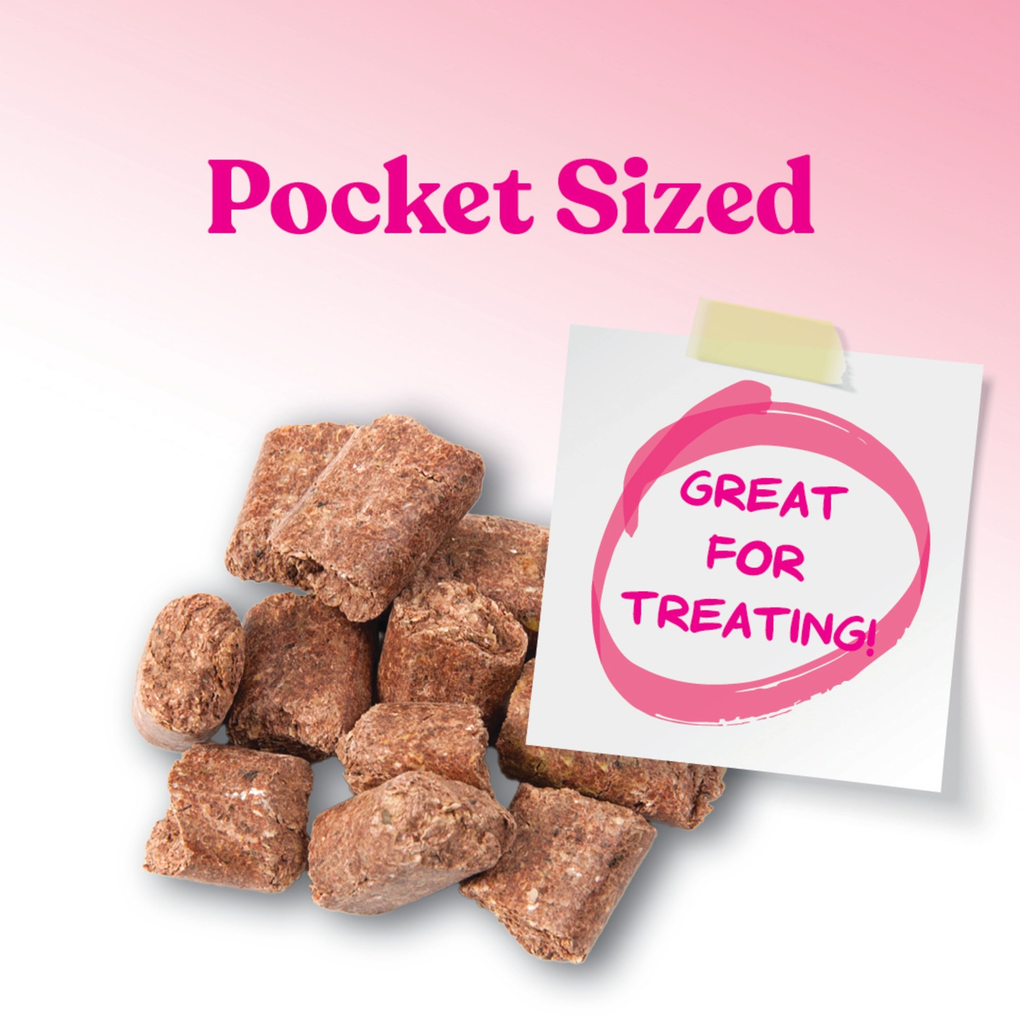 Manna Pro Bite-Size Nuggets Peppermint Flavored Horse Training Treats, 1-lb bag