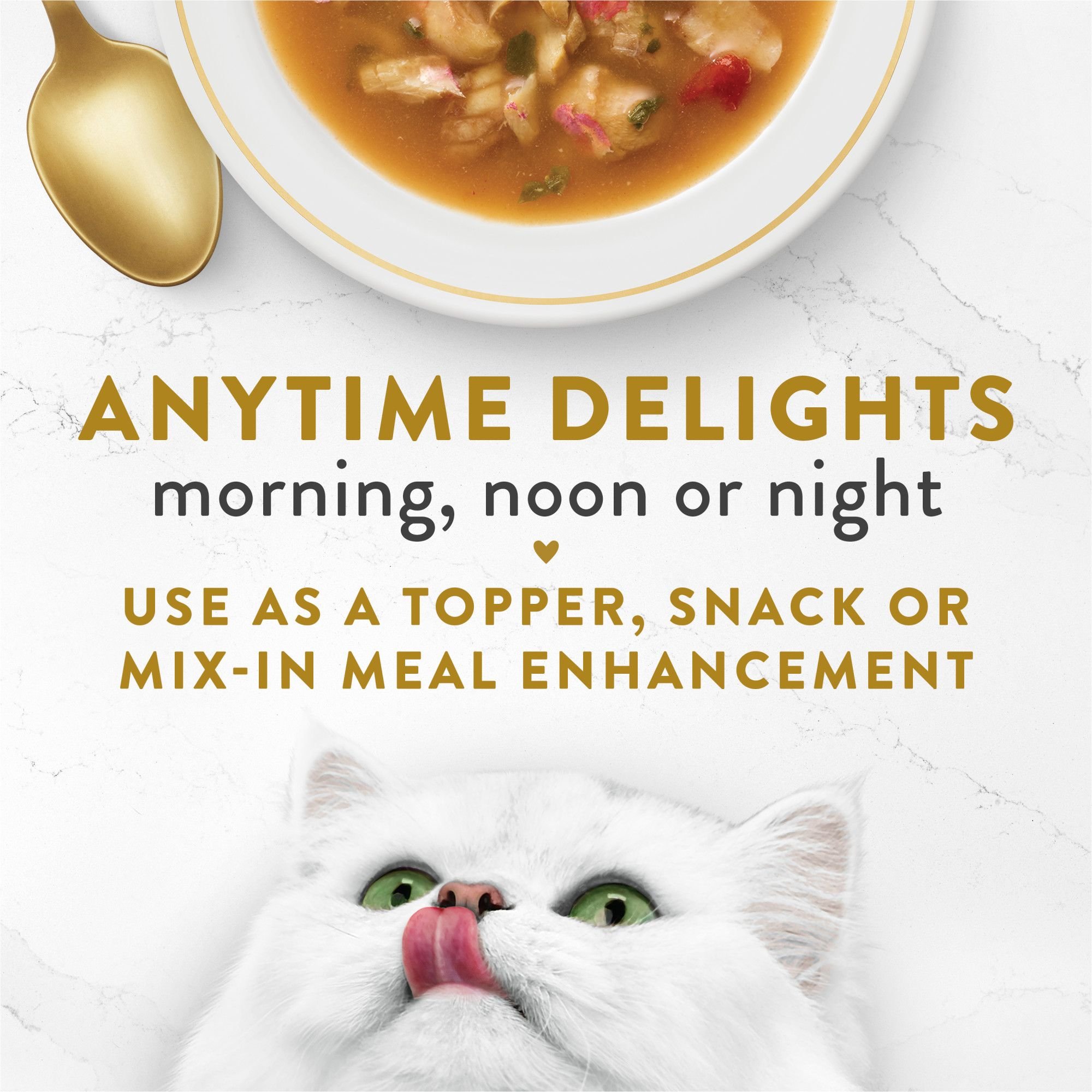 Fancy Feast Broths Seafood Bisque & Accents of Real Lobster Grain-Free Lickable Cat Food Topper, 1.4-oz pouch, case of 16 - image 3
