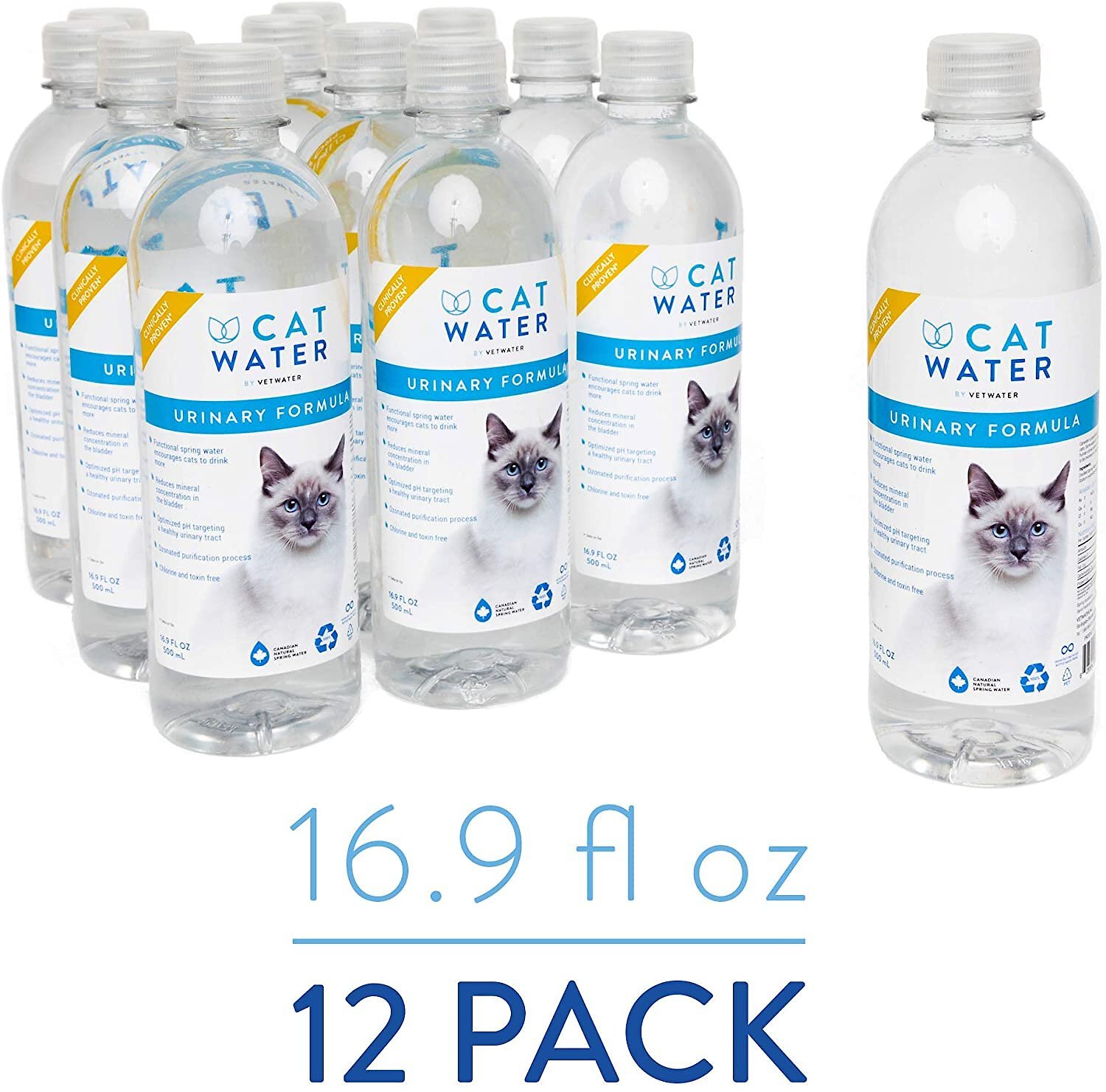 CatWater pH Balanced Urinary Support Cat Water, 16.9-fl oz, 12 count - image 2