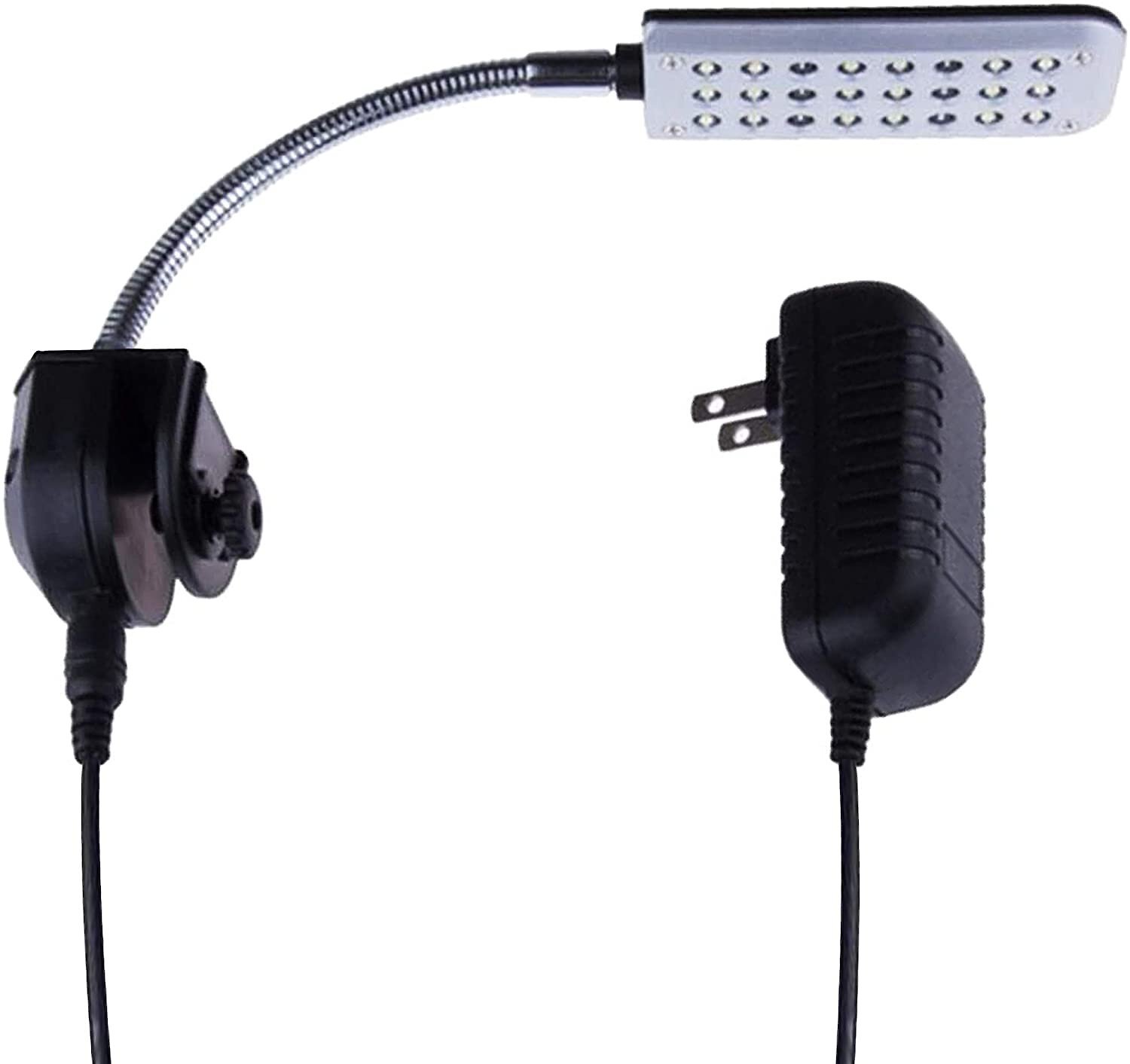 SunGrow Small Rimless Aquarium Betta Fish Tank Clip On Light with Blue & White LED, Up to 10-gal