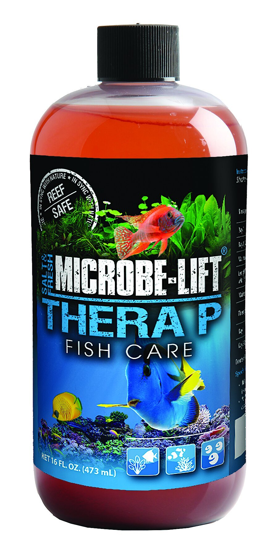 Microbe-Lift TheraP Aquarium Fish Water Treatment, 16-oz bottle