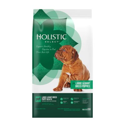 Holistic Select Large & Giant Breed Puppy Health Lamb Meal & Oatmeal Recipe Dry Dog Food, 30-lb bag