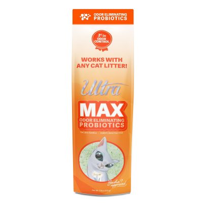 Ultra MAX Odor-Eliminating Probiotics Cat Litter Box Additive, 17.6-oz bag