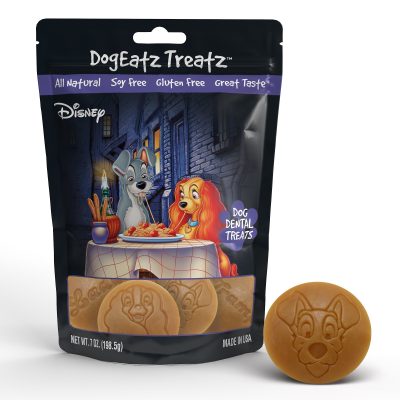 Team Treatz DogEatz Lady & the Tramp Dental Dog Treats, 7-oz bag, count varies