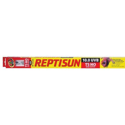 Zoo Med ReptiSun 10.0 T5-HO UVB Fluorescent Reptile Lamp, 54w, 46-in