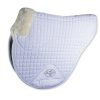 Professional's Choice Cross Country Horse Saddle Pad with Fleece, White - image 2