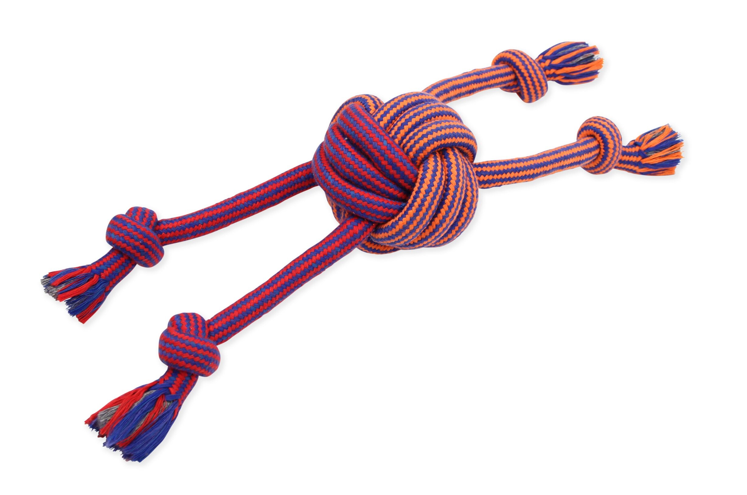 Mammoth Flossy Chews EXTRA Monkey Fist Tough Rope Tug Dog Toy, 18-in