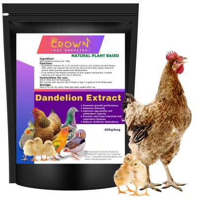 Crown Pet Supplies Dandelion Extract Powder Bird Supplement, 7.055-oz bag