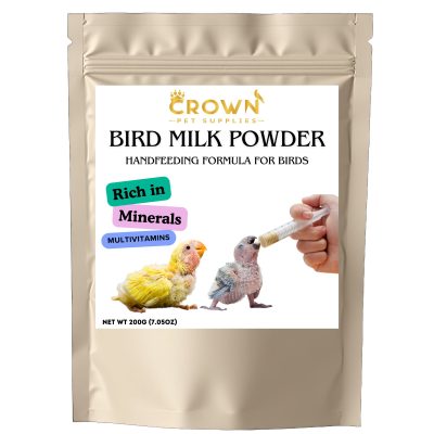 Crown Pet Supplies Hand Feeding Formula Full of Multivitamin Bird Supplement, 7.055-oz bag