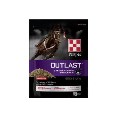 Purina Outlast Gastric Support Pellets Horse Digestive Aid, 9-lb bag