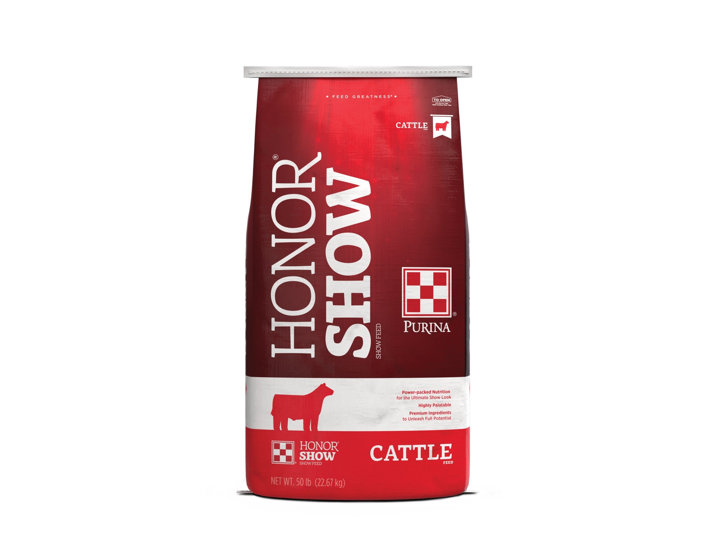 Purina Honor Show Full Range 12 TXT DX High Fiber Cattle Feed, 50-lb bag