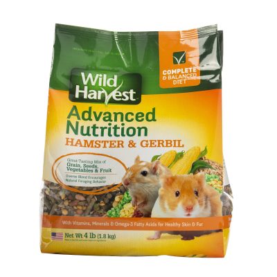 Wild Harvest Advanced Nutrition Complete & Balanced Diet Hamster & Gerbil Food, 4-lb bag