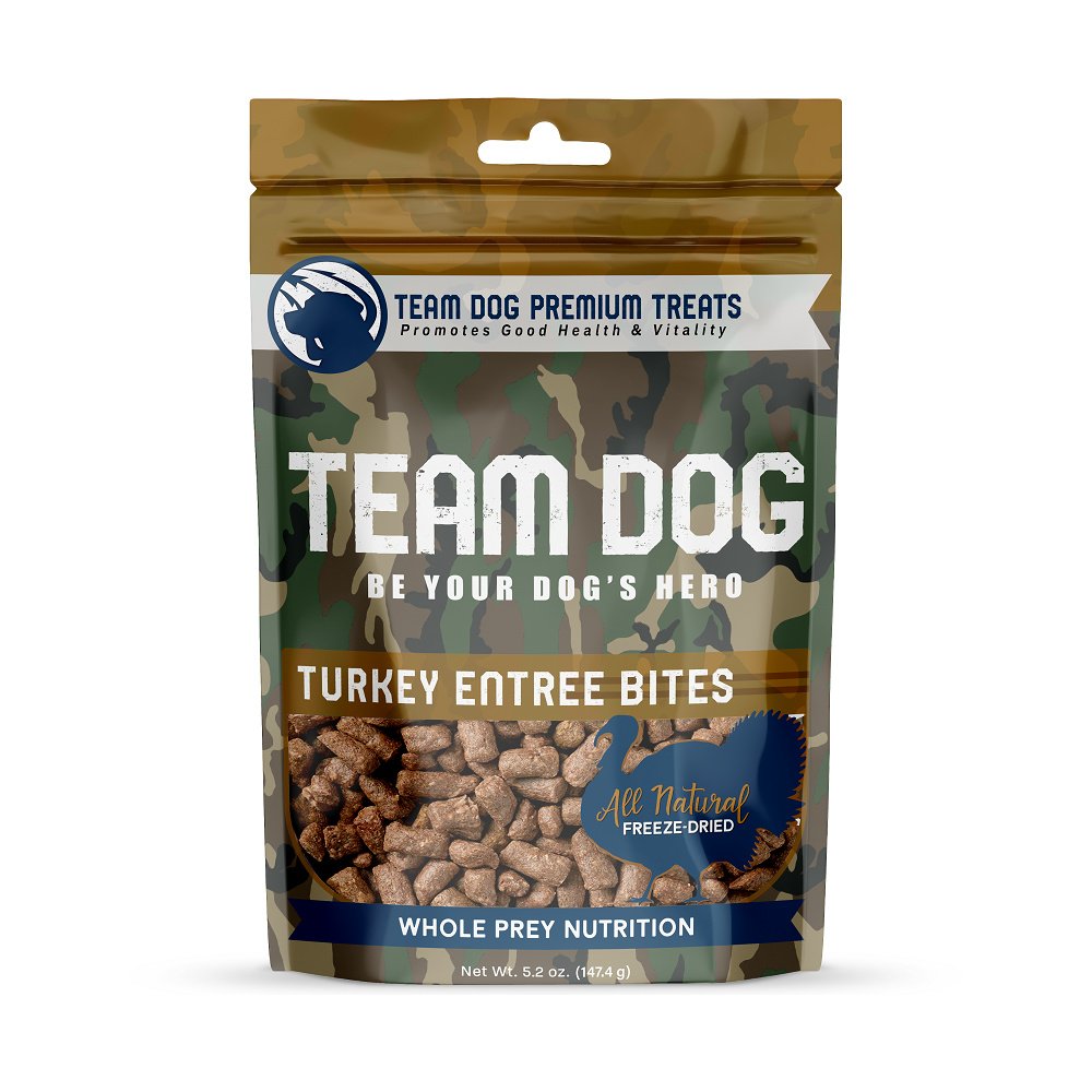 Team Dog Turkey Bites Dog Freeze-Dried Treats, 5.2-oz bag
