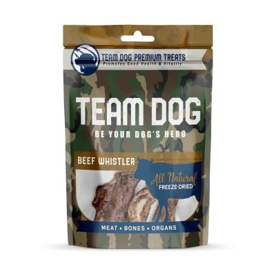 Team Dog Beef Whistler Dog Freeze-Dried Treats, 3 count