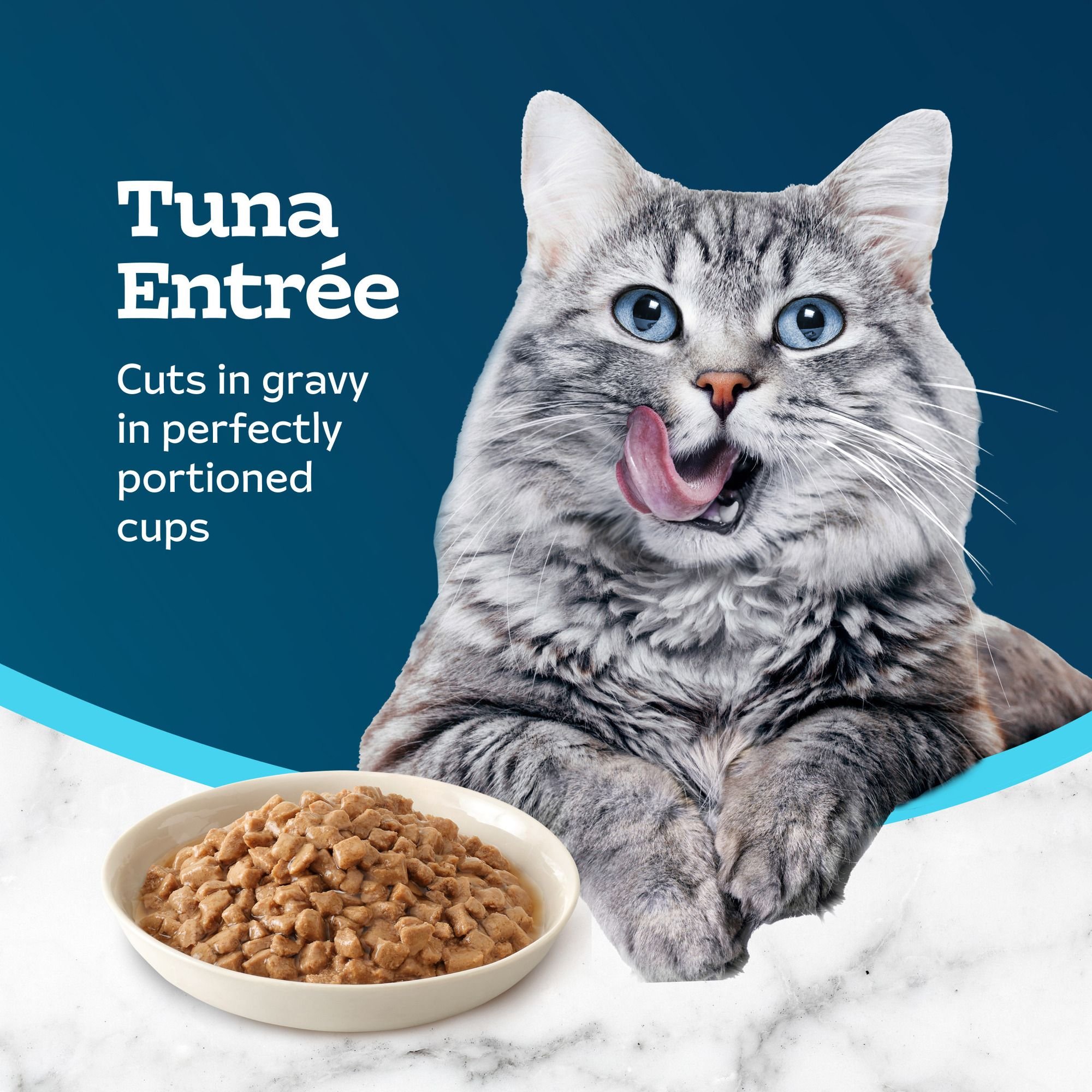 Blue Buffalo Tastefuls Savory Singles Tuna Entrée Cuts in Gravy Adult Cat Food, 2.6-oz cup, case of 24 - image 3