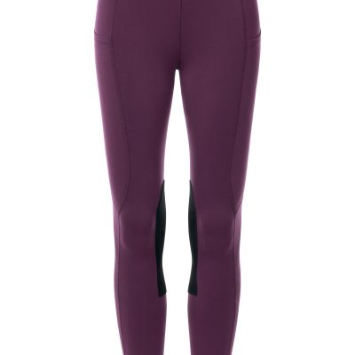 Kerrits Kids Performance Knee Patch Pocket Horse Riding Tight, Velvet Plum, Large