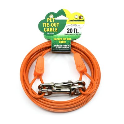 IntelliLeash Tie-Out Dog Cables, 20-ft, 125-lb