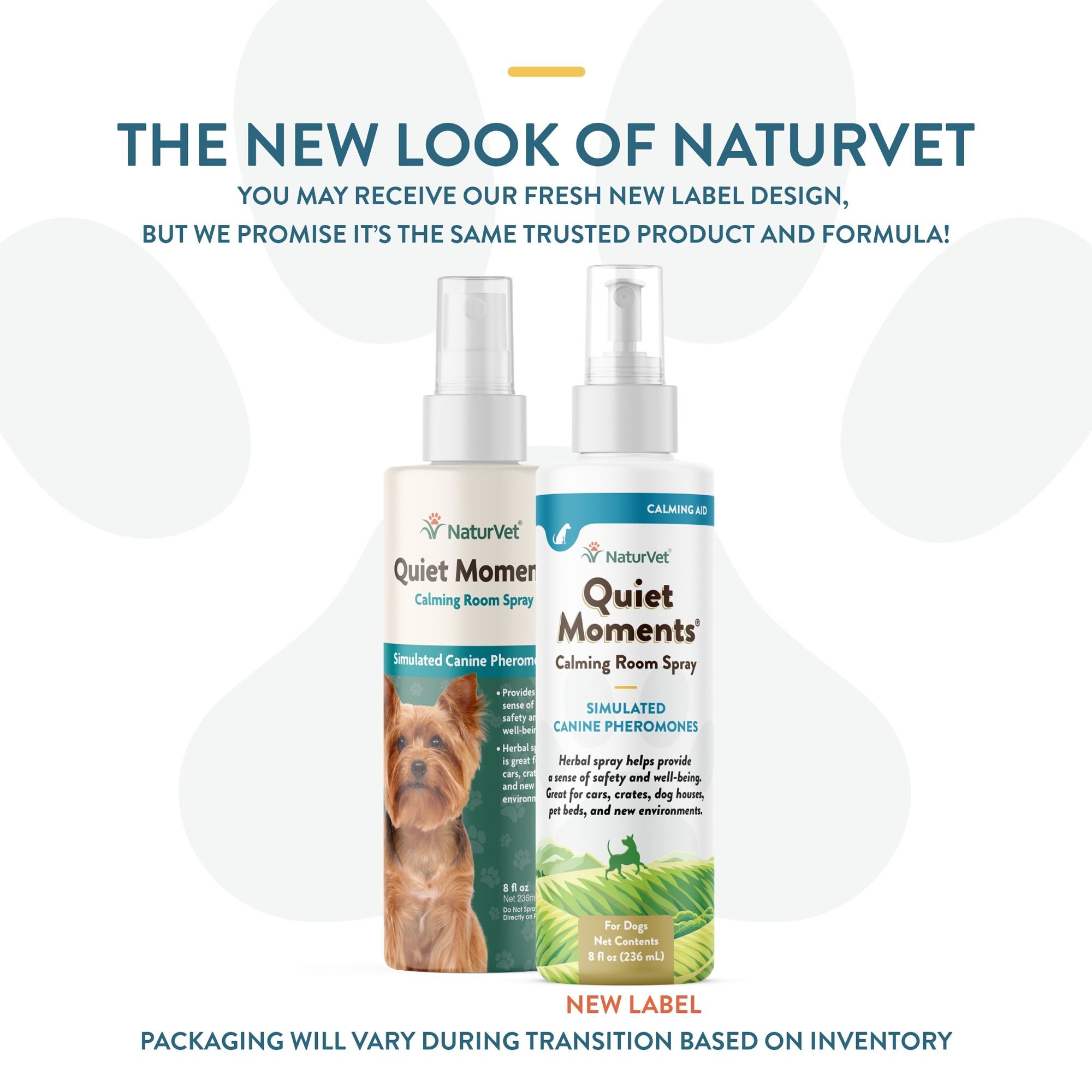 NaturVet Quiet Moments Simulated Canine Pheromones Calming Spray for Dogs, 8-oz - image 2