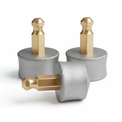Heusom Replacement Drum Grinders Silent Groom Pro Dog & Cat Nail Grinder, Gray, 3 count