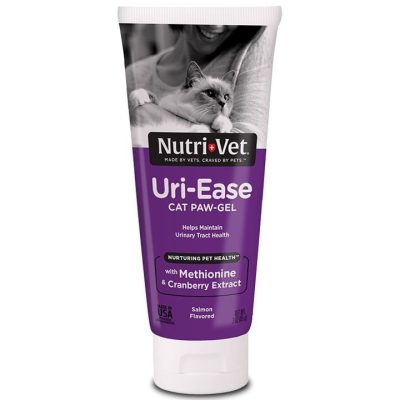 Nutri-Vet Uri-Ease Salmon Flavored Gel Urinary Supplement for Cats, 3-oz tube