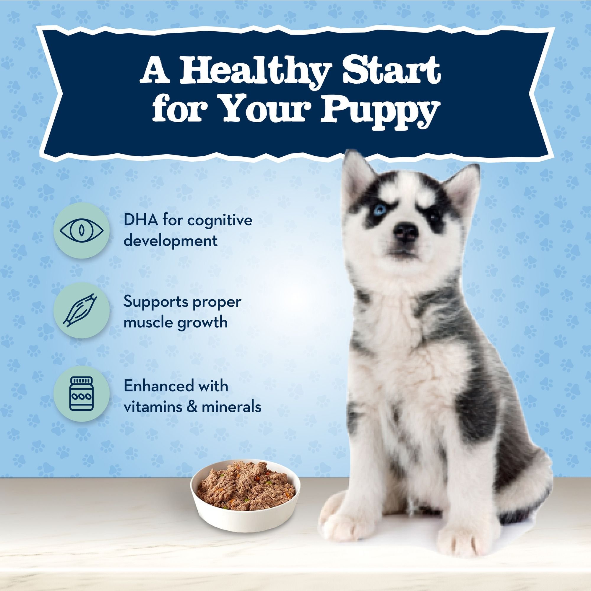 Blue Buffalo Baby Blue Healthy Growth Formula Grain-Free High Protein Turkey & Potato Recipe Puppy Wet Food, 12.5-oz cans, case of 12
