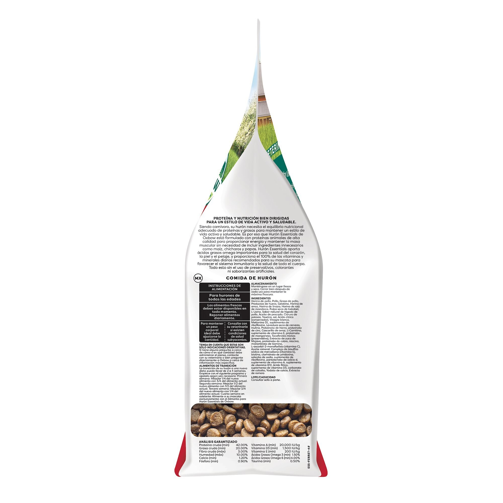 Oxbow Animal Healthy Essentials Natural Pellets Ferret Food, 4-lb bag