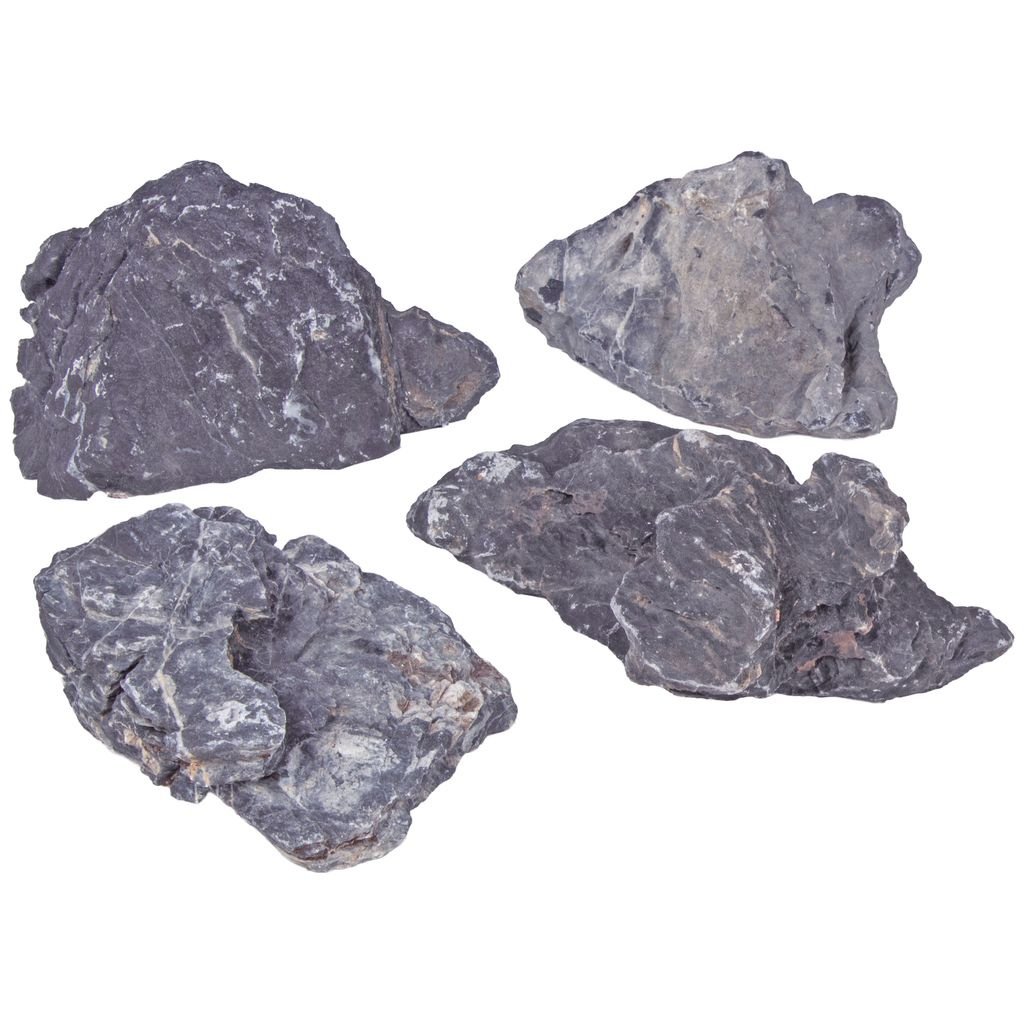 CaribSea Blue Mountain Stone Aquarium Rock, Natural, 10-lb bag