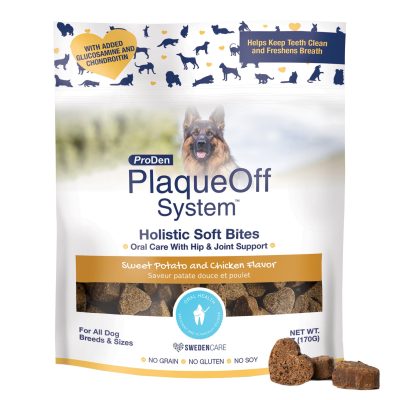 ProDen Plaqueoff System Holistic Oral Care with Hip & Joint Adult Dental Dog Treats, 6-oz bag, count varies
