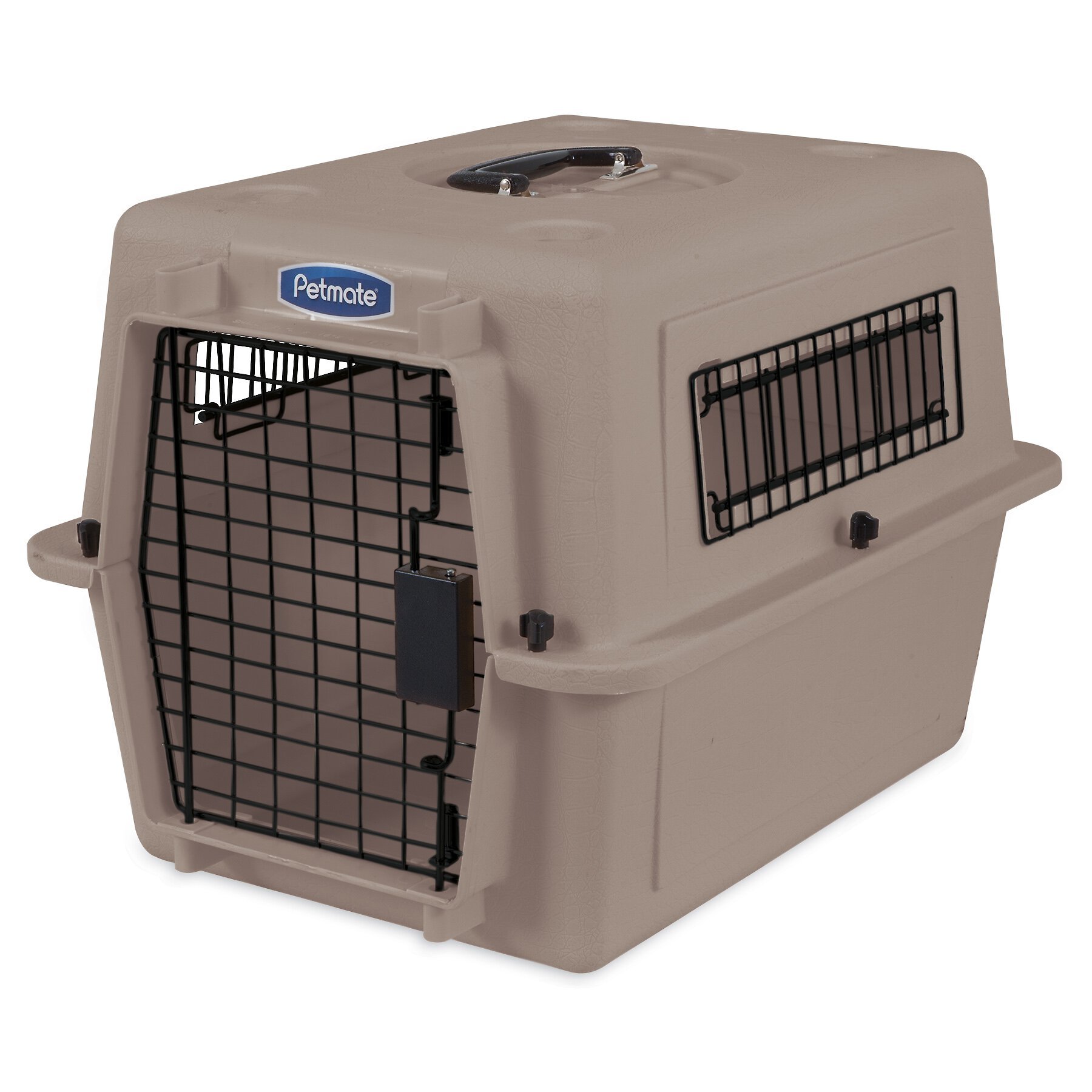 Petmate Ultra Vari Dog & Cat Kennel, Bleached Linen, 21 inches, up to 15-lbs