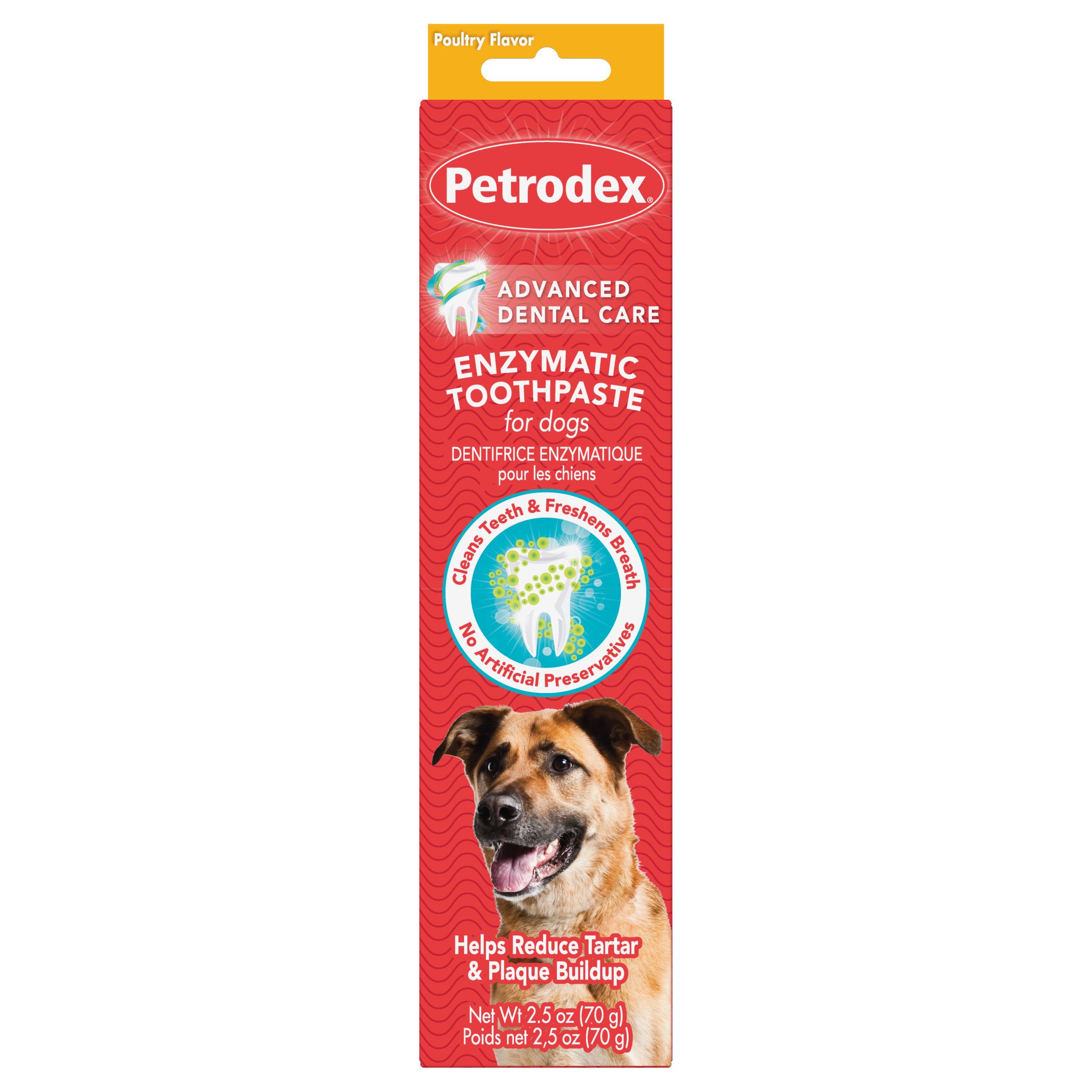 Sentry Petrodex Veterinary Strength Enzymatic Poultry Flavor Dog Toothpaste, 2.5-oz