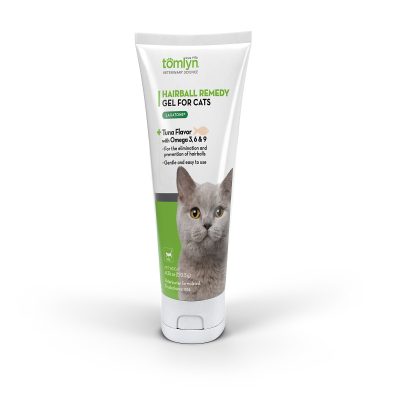 Tomlyn Laxatone Tuna Flavored Gel Hairball Control Supplement for Cats, 4.25-oz