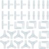 SunGrow Airline Tubing Connectors for Betta & Turtle Tank, Fish Aquarium Bubbler Air Pump Accessories, 40 count - image 2