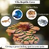 Vila Bearded Dragon & Leopard Gecko Cave & Basking Rock Shelter Reptile Hideout - image 5