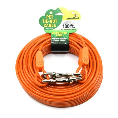 IntelliLeash Tie-Out Dog Cables, 100-ft, 250-lb