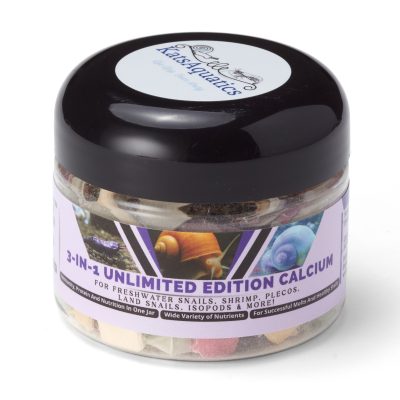 KatsAquatics Limited Edition 3-in-1 Tablets Fish, Shrimp & Snail Food, 1.7-oz jar
