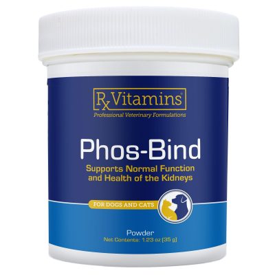 Rx Vitamins Phos-Bind Kidney Support Dog & Cat Supplement, 35-g bottle