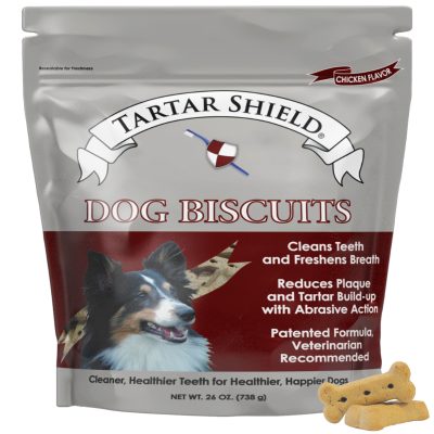 Tartar Shield Wholesome & All-Natural Chicken Flavor Dog Dental Treat, 26-oz bag