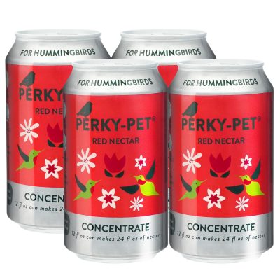 Perky-Pet Red Nectar Concentrate Hummingbird Food, 12-oz can, 4 count